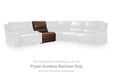 DeepWakes Reclining Sectional with Storage Console - Great Lake Furnishings  (MI)