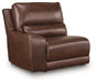 DeepWakes Reclining Sectional with Storage Console - Great Lake Furnishings  (MI)