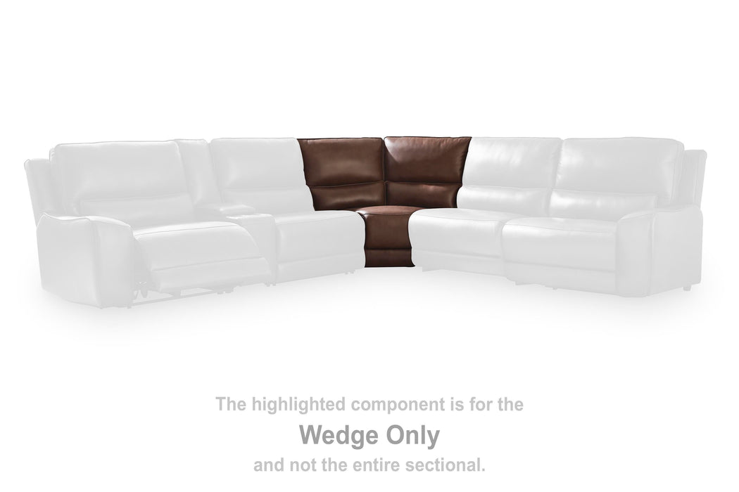 DeepWakes Reclining Sectional with Storage Console - Great Lake Furnishings  (MI)