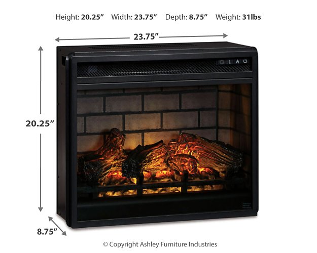 Entertainment Accessories Electric Infrared Fireplace Insert - Great Lake Furnishings  (MI)