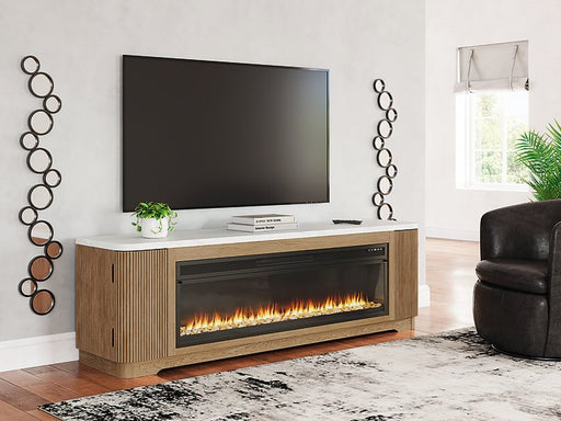 Camdill 80" TV Stand with Electric Fireplace - Great Lake Furnishings  (MI)