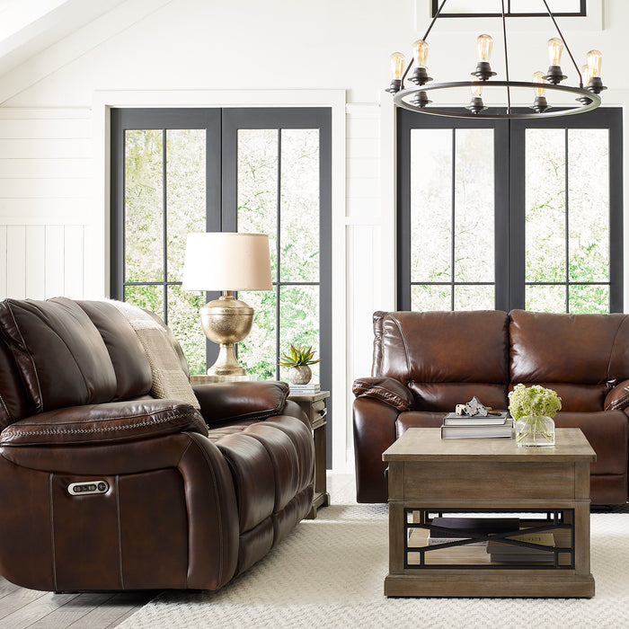 Parker Living Vail - Burnt Sienna Power Reclining Sofa Loveseat and Recliner