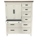 Parker House Americana Modern Bedroom 7 Drawer Door Chest with Workstation
