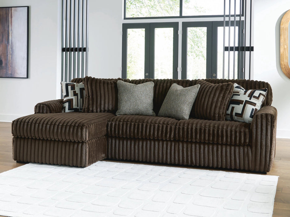 Midnight-Madness Sectional Sofa with Chaise