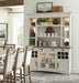 Parker House Americana Modern Dining 69 inch Buffet and Hutch with Quartz Insert