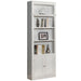Parker House Boca 9 Piece Entertainment Wall with Corner Bookcases