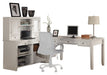 Parker House Boca L Shape Desk with Credenza and Hutch