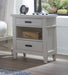 Parker House Americana Modern Bedroom Queen Platform Bed 2 Nightstands Dresser with Mirror and Chest