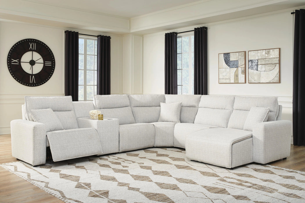 Modmax II Power Reclining Sectional with Chaise and Console