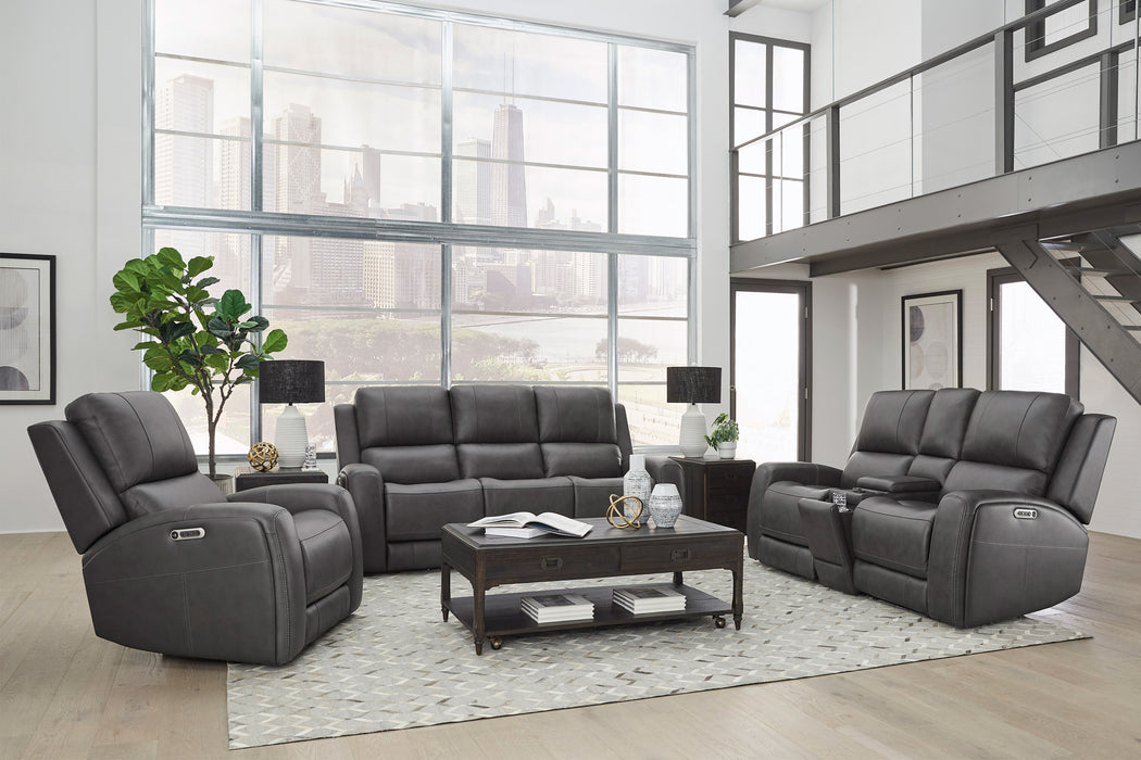Parker Living Belmont Zero Gravity Power Reclining Tilt Console Loveseat P3