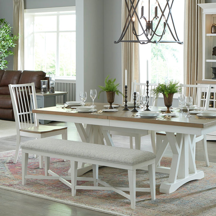 Parker House Americana Modern Dining 49 Inch Upholstered Counter Bench