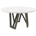 Parker House Pure Modern Dining 54 Inch Round Table with Wood Base