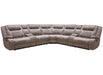 Parker Living Blake - Desert Taupe 7 Piece Modular Reclining Sectional and Entertainment Console