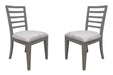 Parker House Pure Modern Dining Ladder Back Dining Chair Two Pack