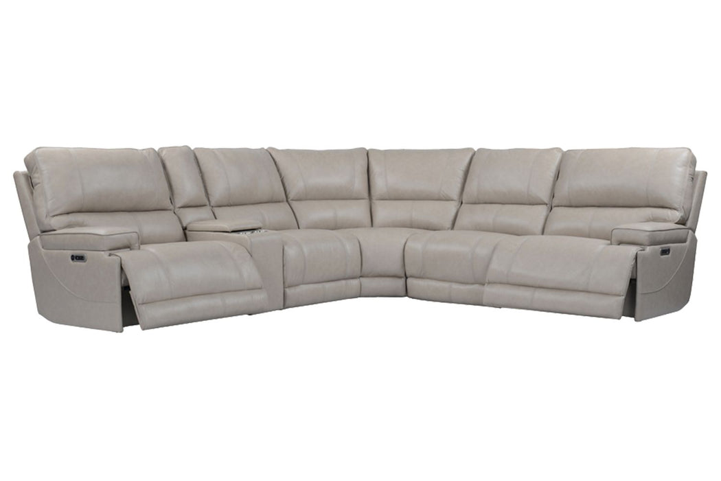 Parker Living Whitman - Powered By Freemotion 6 Piece Modular Power Reclining Sectional with Power Adjustable Headrests