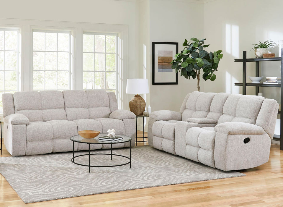 Parker Living Buster Manual Reclining Sofa and Loveseat