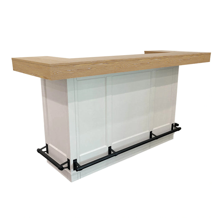 Parker House Americana Modern Dining 78 inch Bar with Quartz Insert