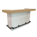 Parker House Americana Modern Dining 78 inch Bar with Quartz Insert
