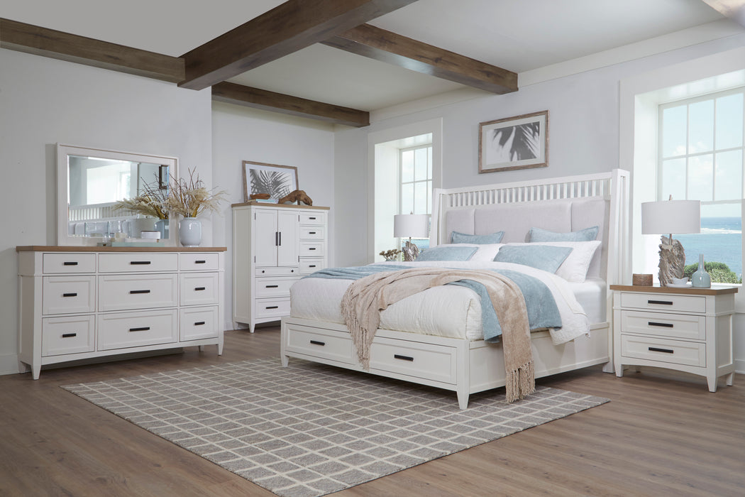 Parker House Americana Modern Bedroom 9 Drawer Dresser and Mirror