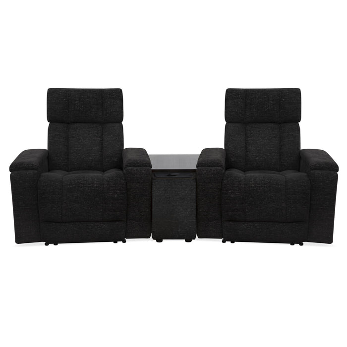 Parker Living Phoenix Zero Gravity Power 2 Seat Home Theater Seating with Wedge and Immersive Audio