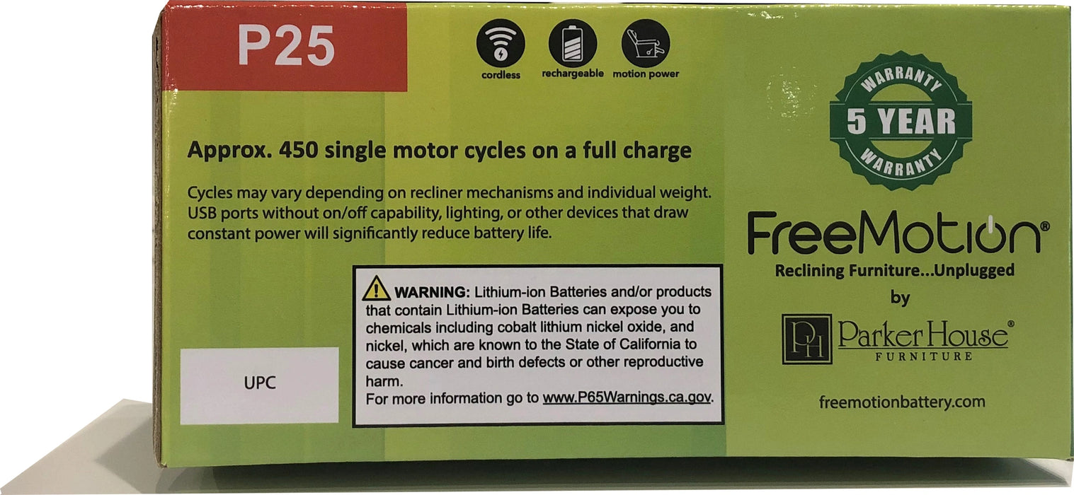 Parker Living Freemotion 2500mAh Battery and Universal Bracket