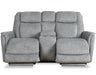 Parker Living Linus - Hudson Grey Zero Gravity Power Reclining Console Loveseat