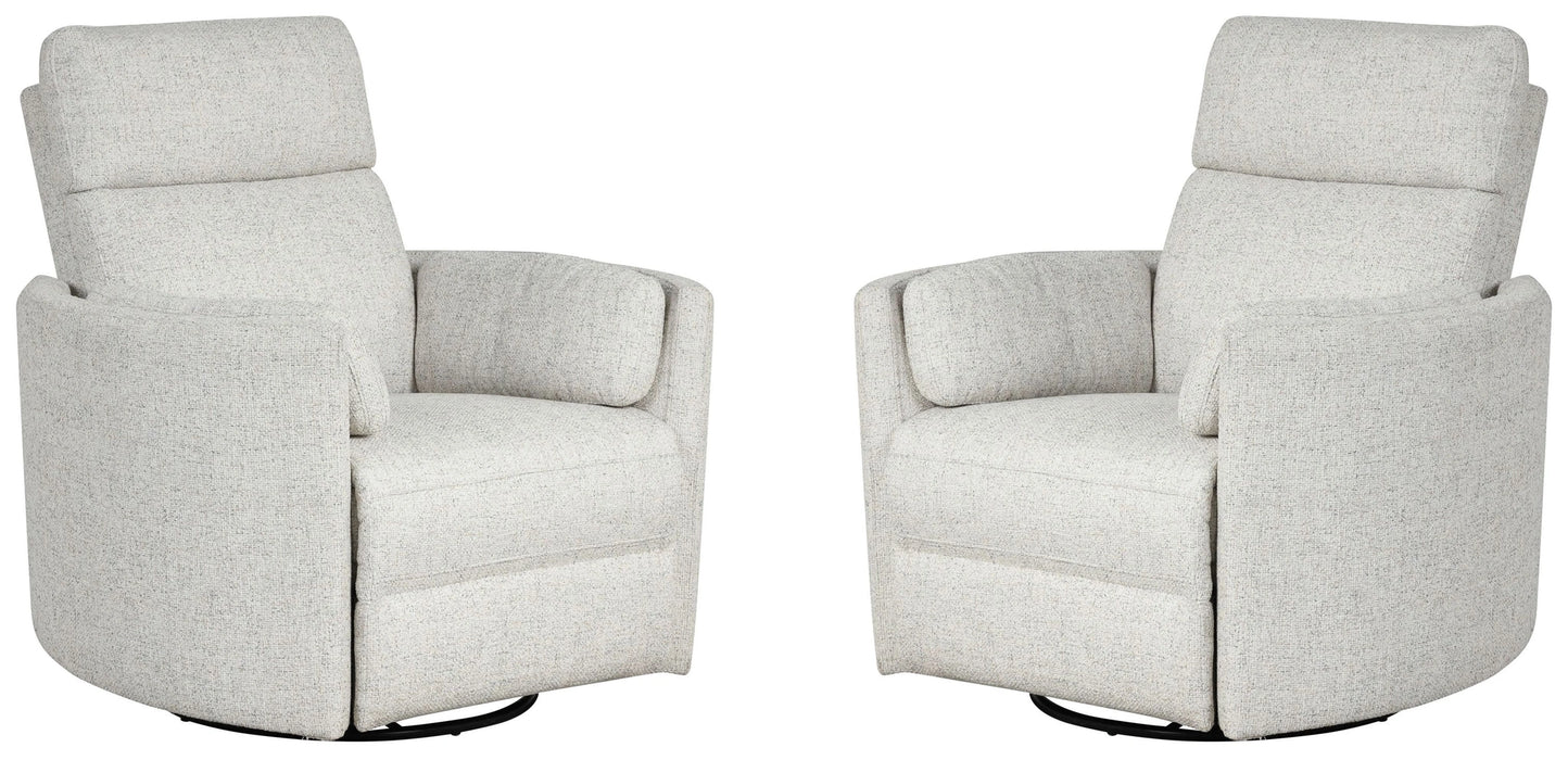 Parker Living Radius Power Swivel Glider Recliner Two Pack