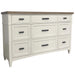 Parker House Americana Modern Bedroom 9 Drawer Dresser