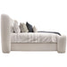 Parker Living Sleep Shiloh - White Mocha Queen Wingback Upholstered Bed