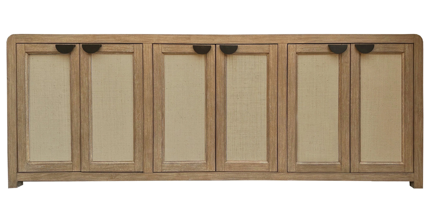 Parker House Escape - Dining 84 Inch Rectangular Extendable Table with Console and 8 Ladderback Chairs