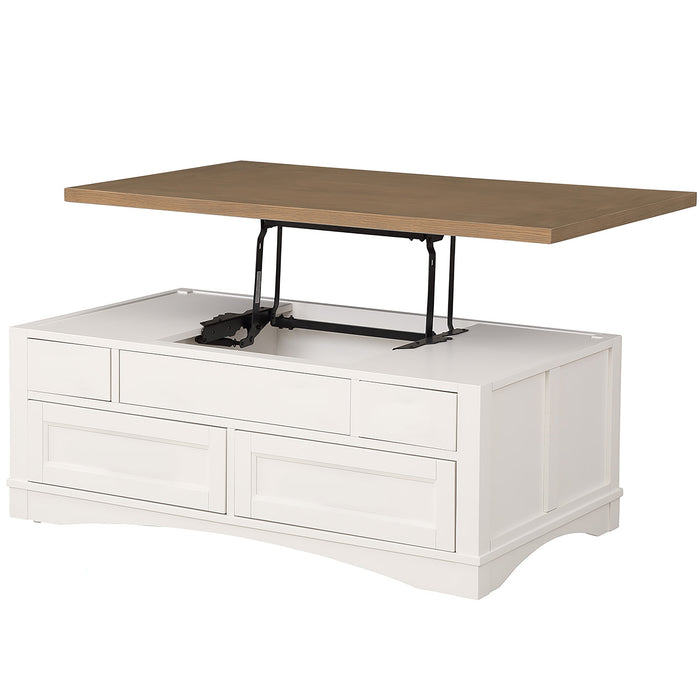 Parker House Americana Modern - Cotton Lift Top Cocktail Table with 2 End Tables