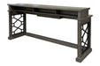 Parker House Sundance - Smokey Grey Cocktail Table with 2 Chairside Tables and Console Table with 3 Stools