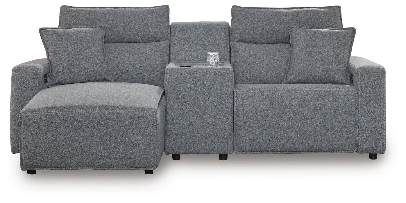 Modmax II Power Reclining Sectional with Chaise and Console