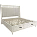 Parker House Americana Modern Bedroom King Shelter Bed with 2 Nightstands and Dresser with Mirror