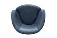 Parker Living Barolo 100% Italian Leather Swivel Club Chair Two Pack