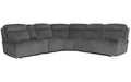 Parker Living Alpine - Airy Midnight 6 Piece Zero Gravity Power Reclining Sectional with Power Adjustable Headrests