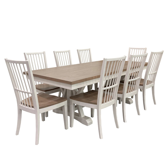 Parker House Americana Modern Dining 88 inch Trestle Extendable Dining Table
