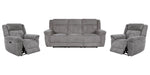 Parker Living Richland - Bristol Grey Power Reclining Sofa and Two Recliners