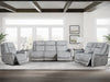 Parker Living Linus - Hudson Grey Zero Gravity Power Reclining Console Loveseat