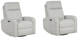 Parker Living Thriller Power Swivel Glider Recliner Two Pack