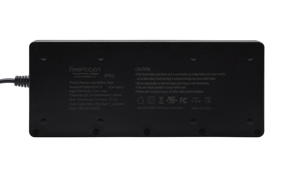 Parker Living Freemotion 5000mAh Battery, Universal Bracket and Y2 cable