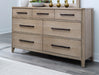 Parker House Breckenridge - Bedroom Queen Bed 2 Nightstands Dresser with Mirror and Chest
