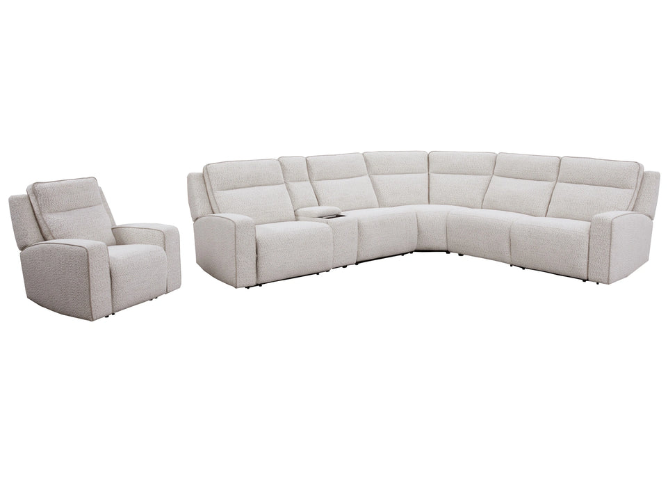 Parker Living Lancaster - Fluffy River Rock Power Zero Gravity Recliner P2