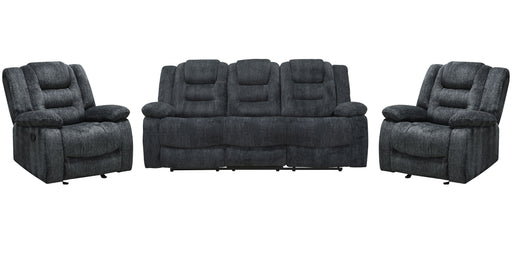 Parker Living Bolton - Misty Storm Manual Reclining Sofa and Two Recliners