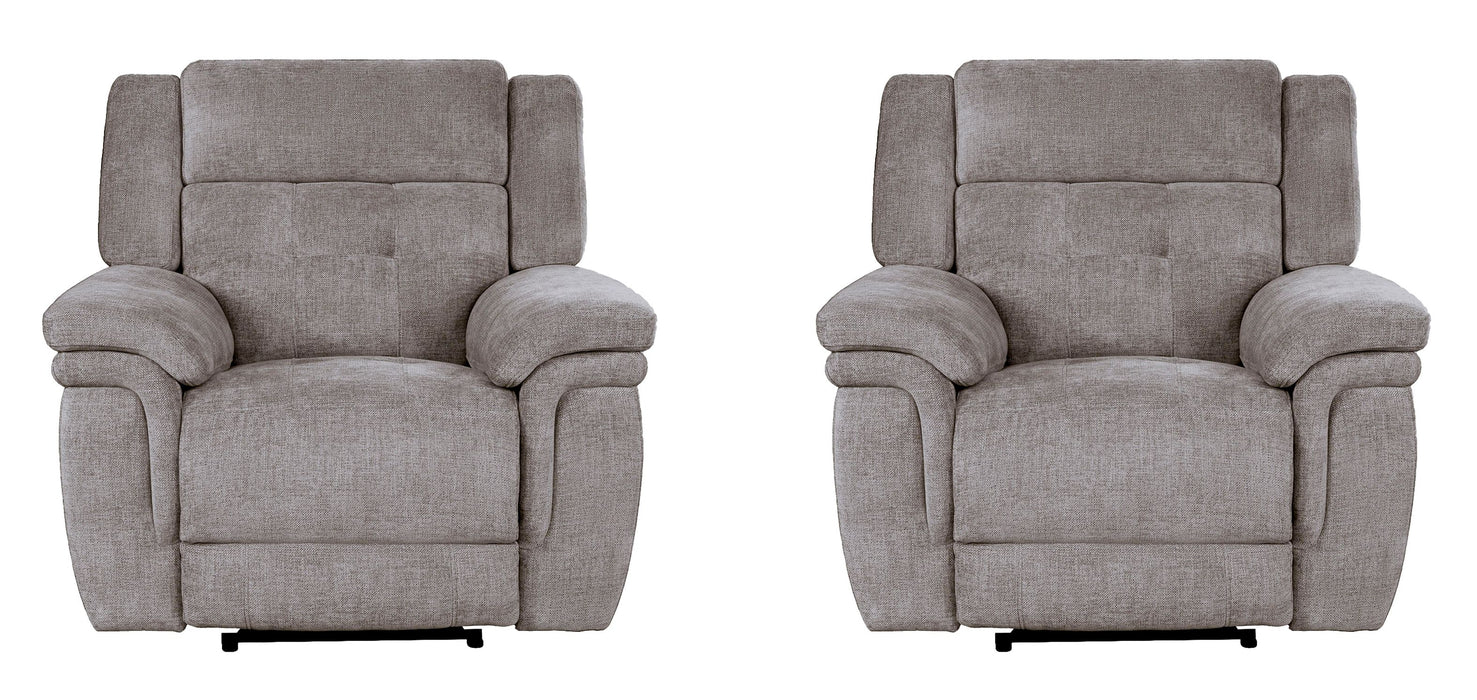 Parker Living Richland - Bristol Grey Power Recliner Two Pack