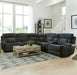 Parker Living Dalton 6 Piece Modular Power Reclining Sectional with Power Adjustable Headrests