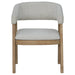 Parker House Escape - Dining 54 Inch Round Table with Buffet Server and 4 Barrel Chairs