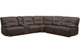 Parker Living Spartacus 6 Piece Modular Power Reclining Sectional with Power Adjustable Headrests