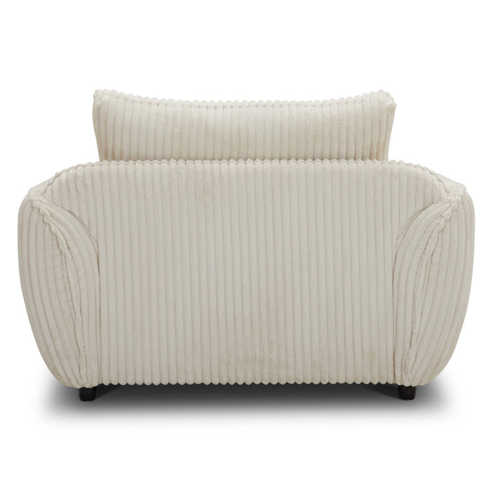 Parker Living Utopia - Mega Ivory Chair and A Half with Lumbar Pillow