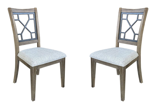 Parker House Sundance Dining - Sandstone Grid Dining Chair Two Pack
